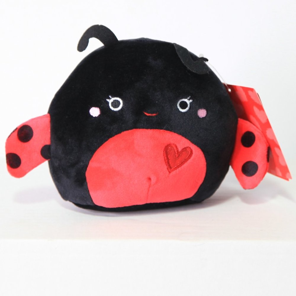 Trudy The Ladybug Squishmallow Plush Toy Valentines - Love Bug 5" Plush